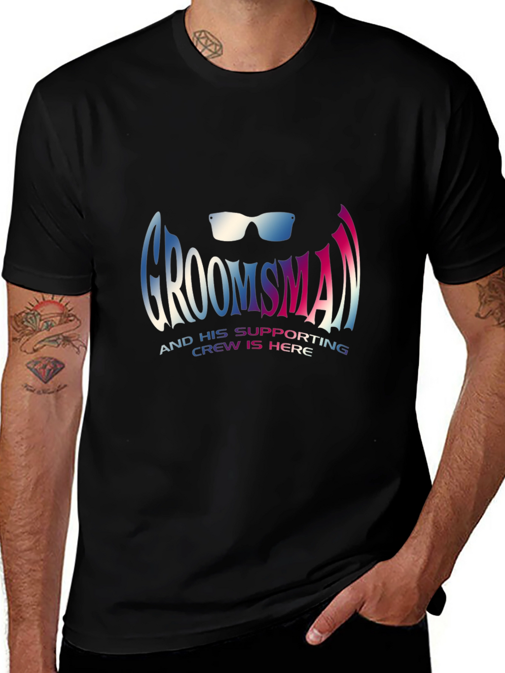 Groomsman Crew Graphic T-Shirt