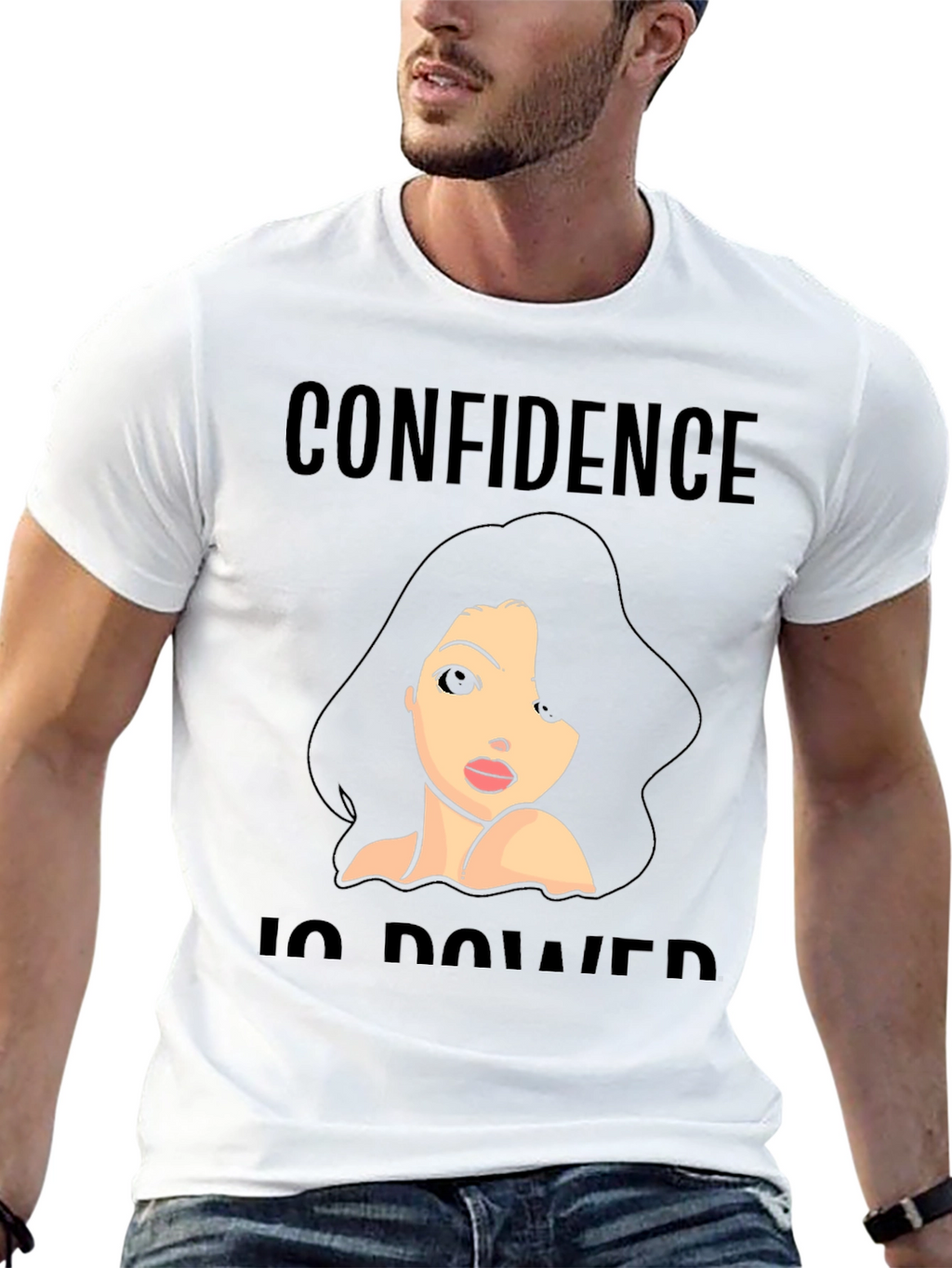 Confidence is Power Graphic T-Shirt