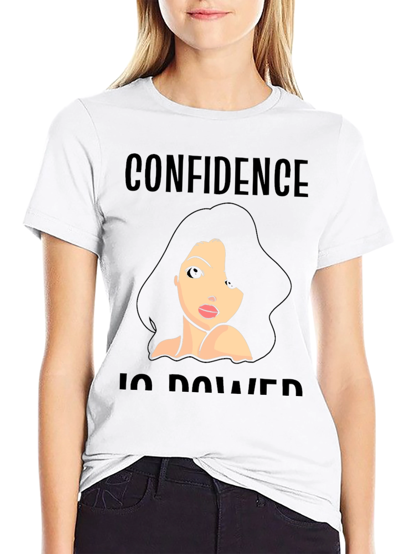 Confidence is Power Graphic T-Shirt