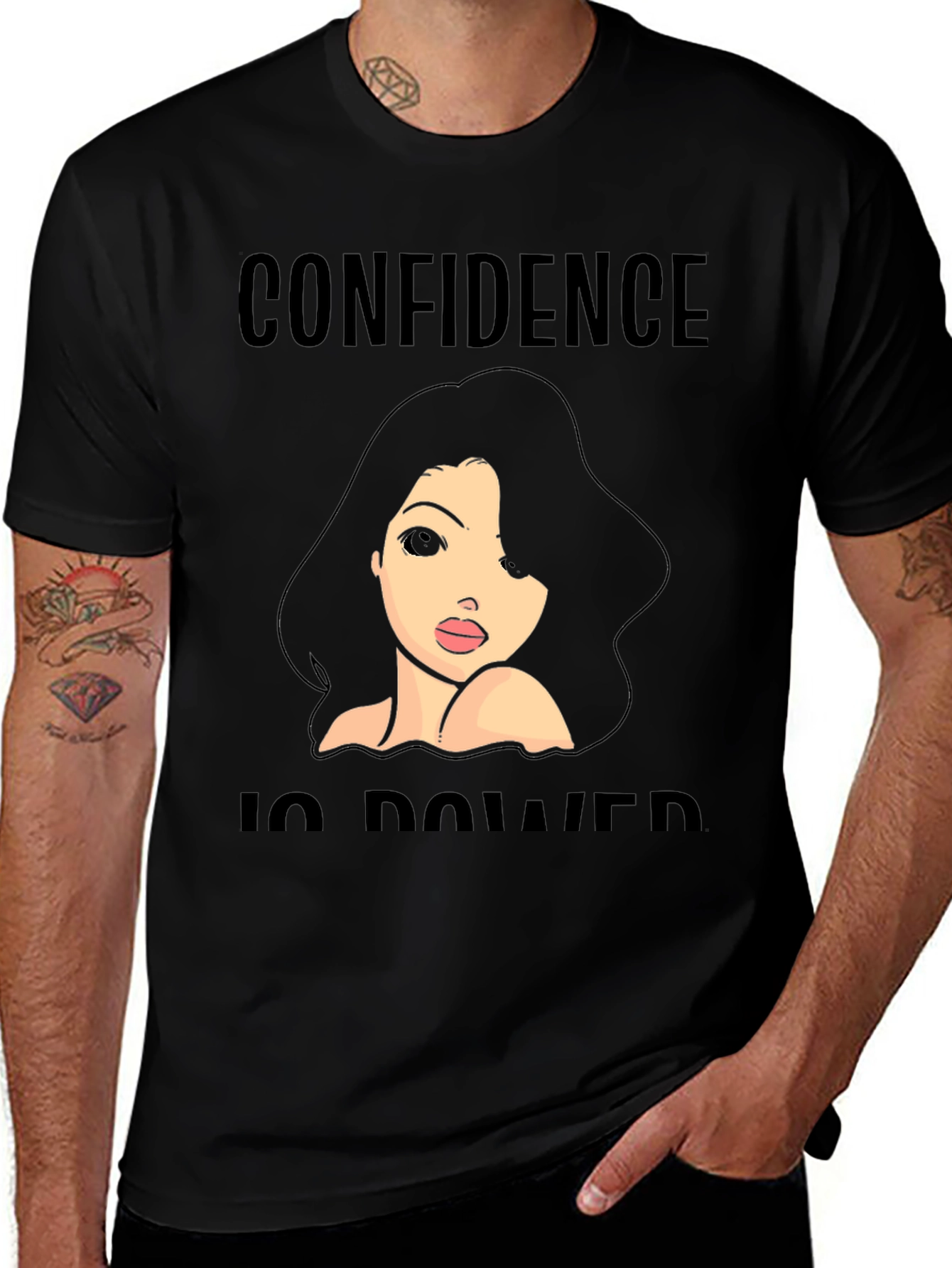 Confidence is Power Graphic T-Shirt