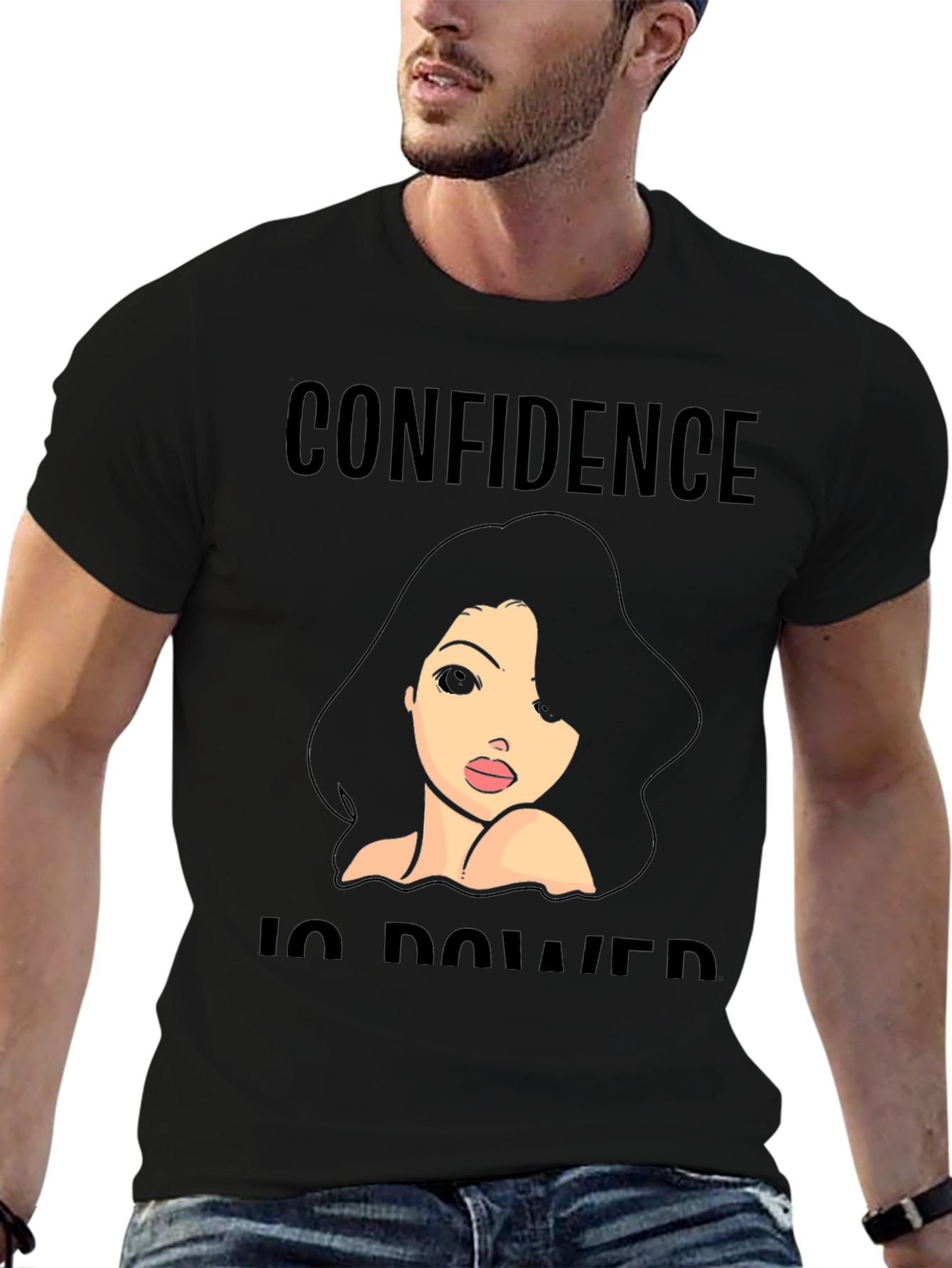 Confidence is Power Graphic T-Shirt