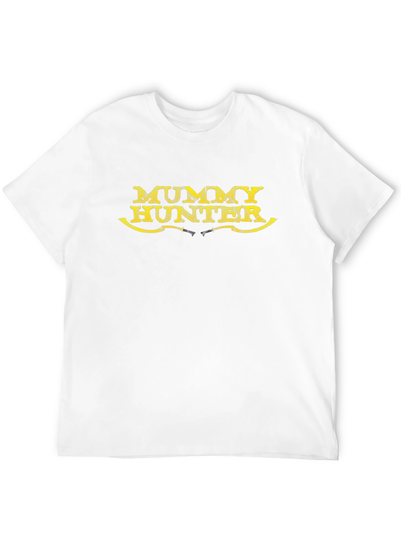 Mummy Hunter Black T-Shirt - Novelty Graphic Tee