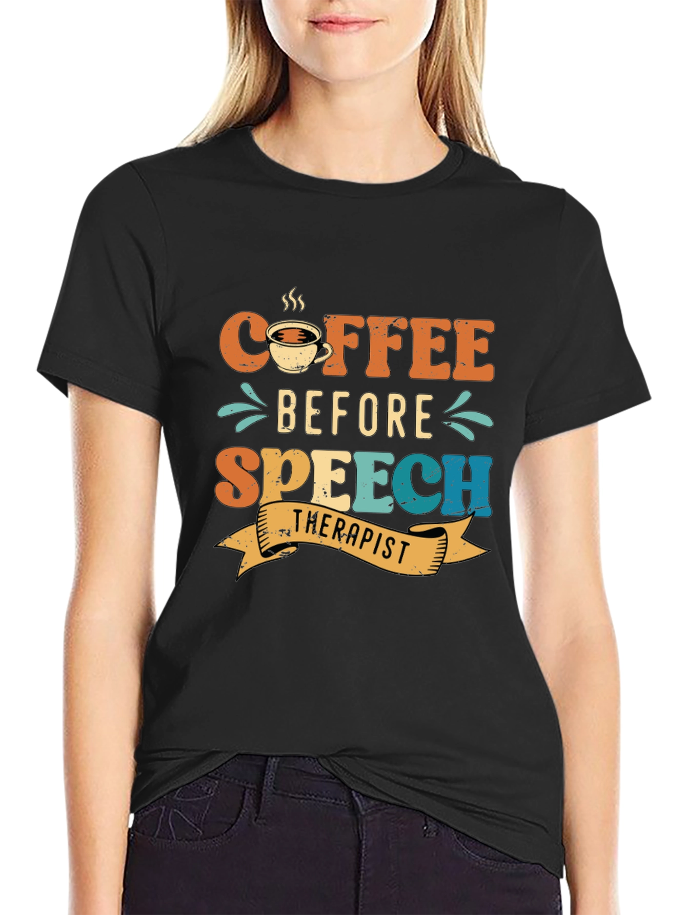 Coffee Before Speech Therapist T-Shirt