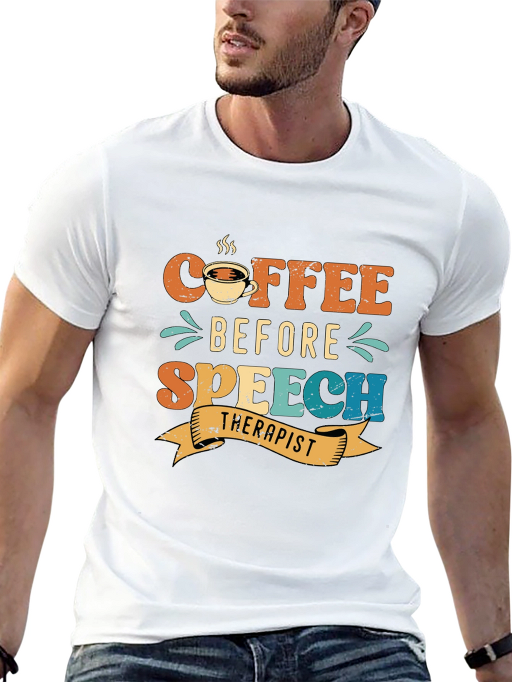 Coffee Before Speech Therapist T-Shirt