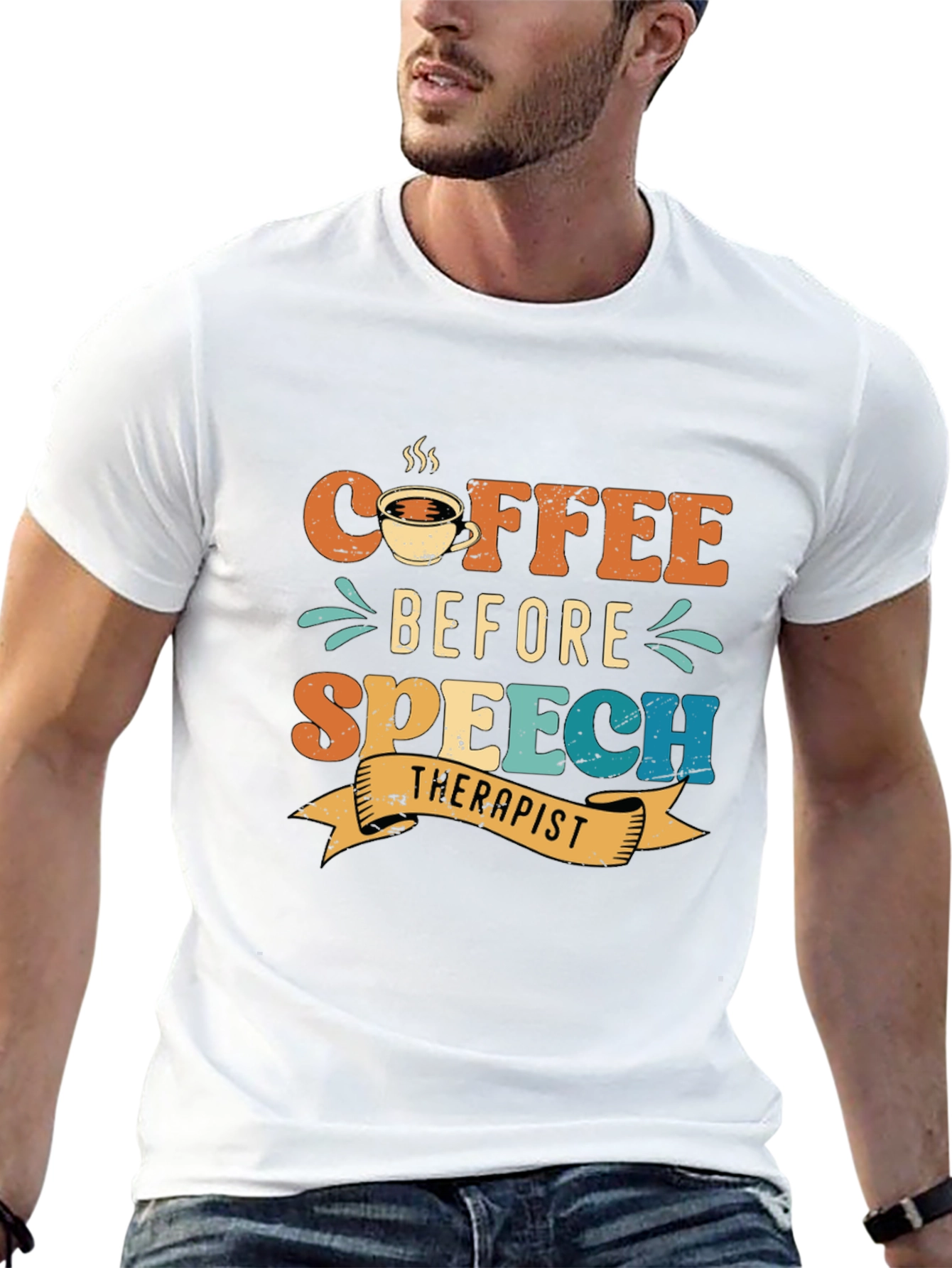 Coffee Before Speech Therapist T-Shirt