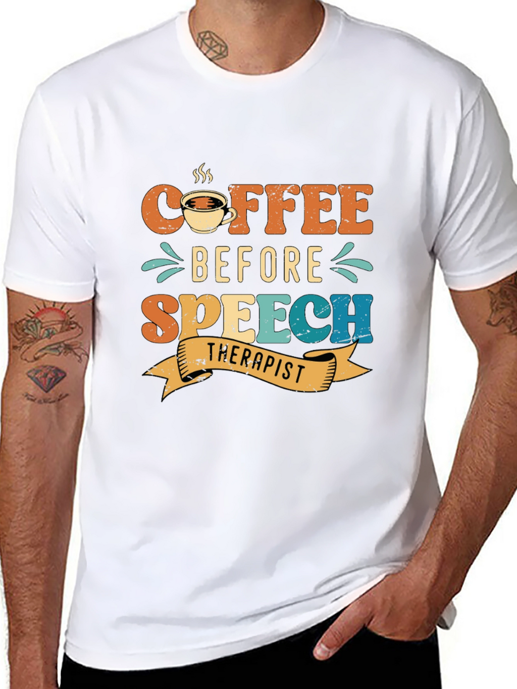 Coffee Before Speech Therapist T-Shirt