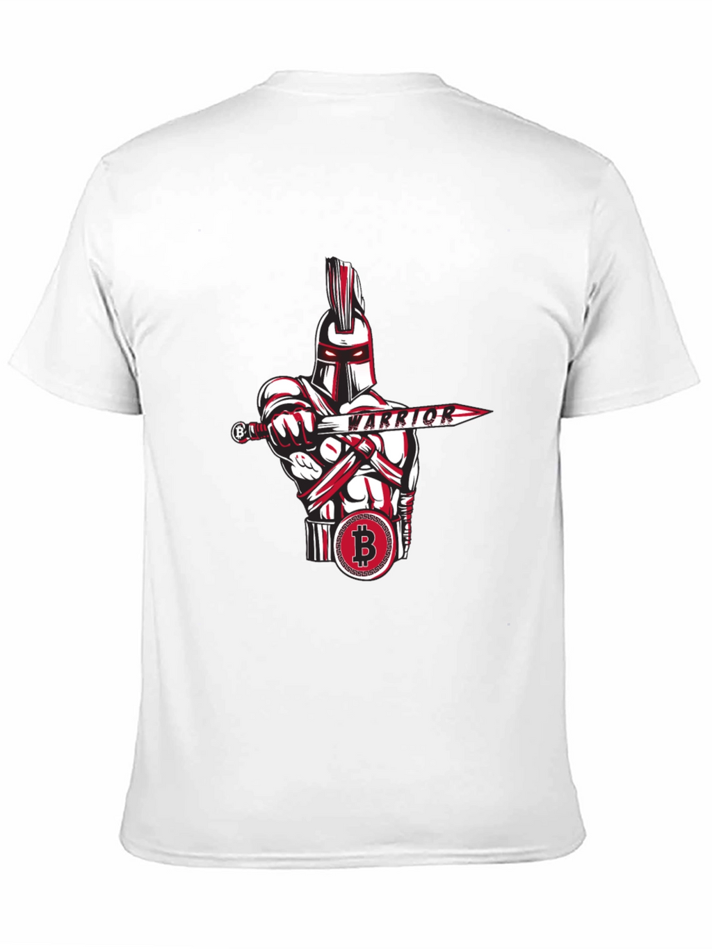 Bitcoin Warrior Graphic Tee - Crypto Enthusiast Apparel