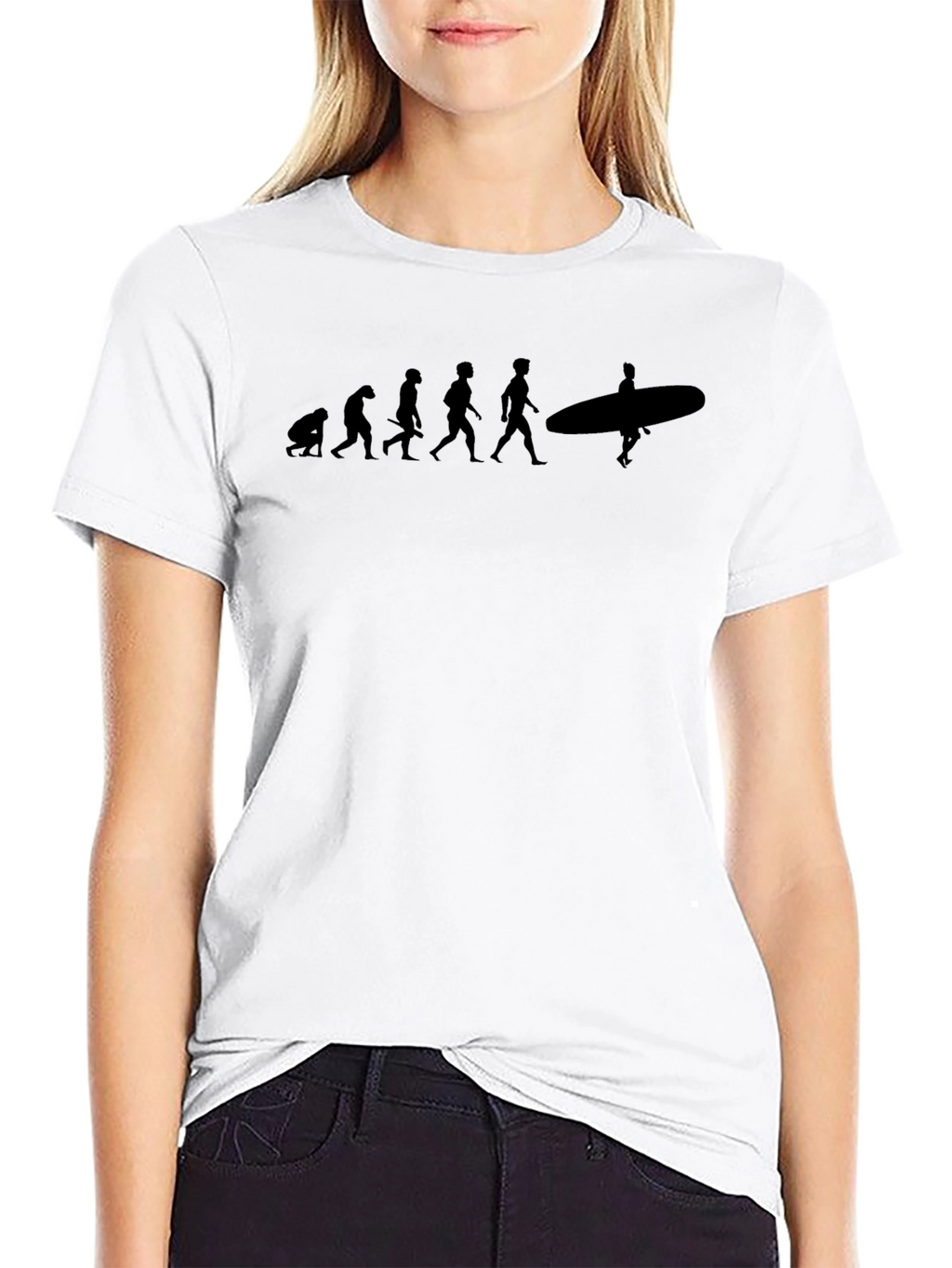 Evolution of Surfing Graphic T-Shirt