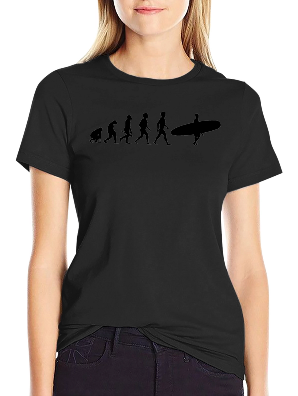 Evolution of Surfing Graphic T-Shirt