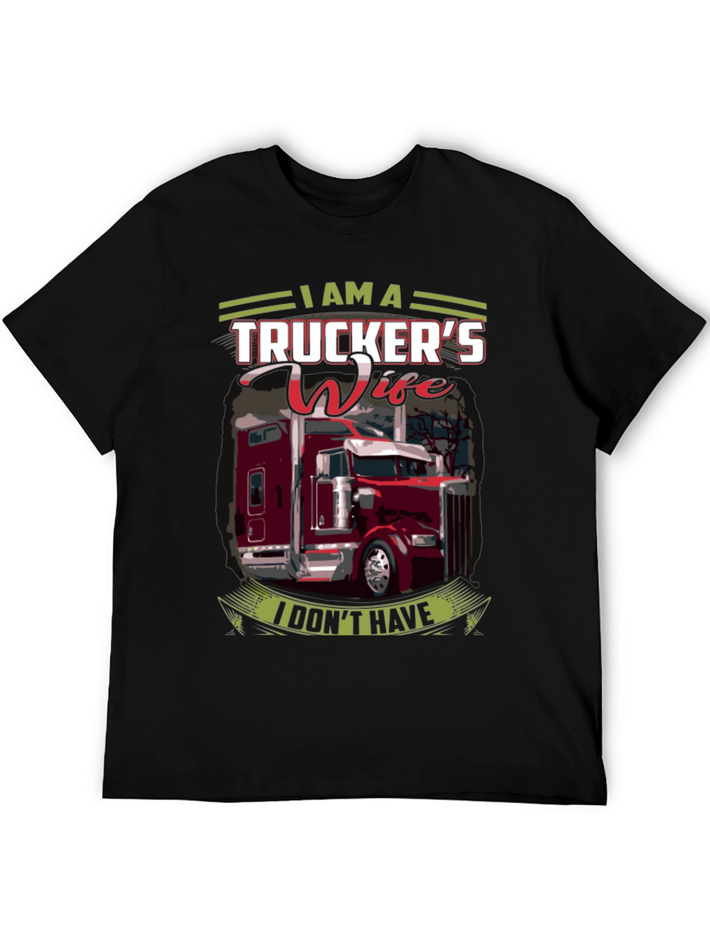 Truckers Wife Graphic T-Shirt