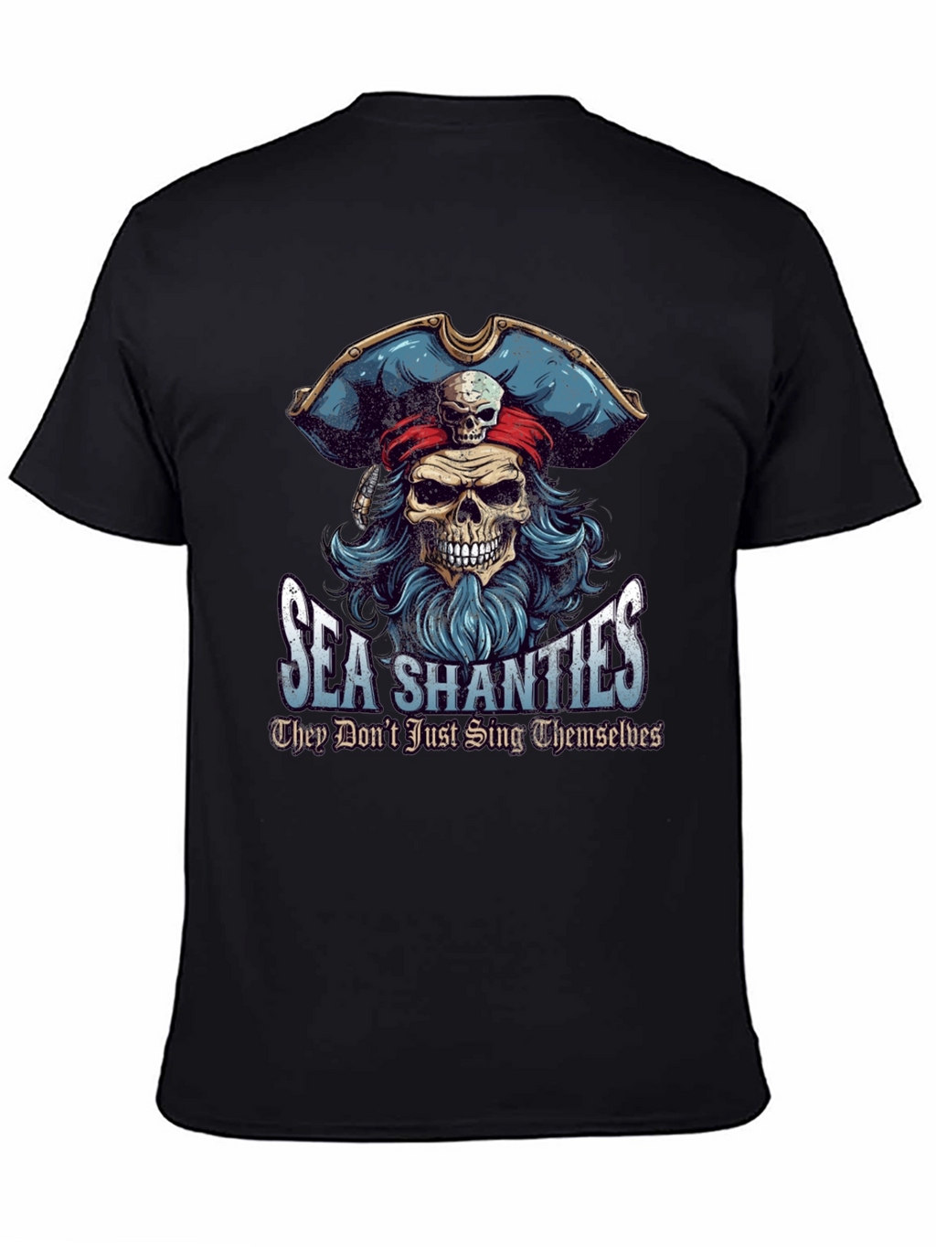 Sea Shanties Skull Graphic T-Shirt