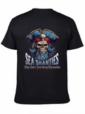 Sea Shanties Skull Graphic T-Shirt