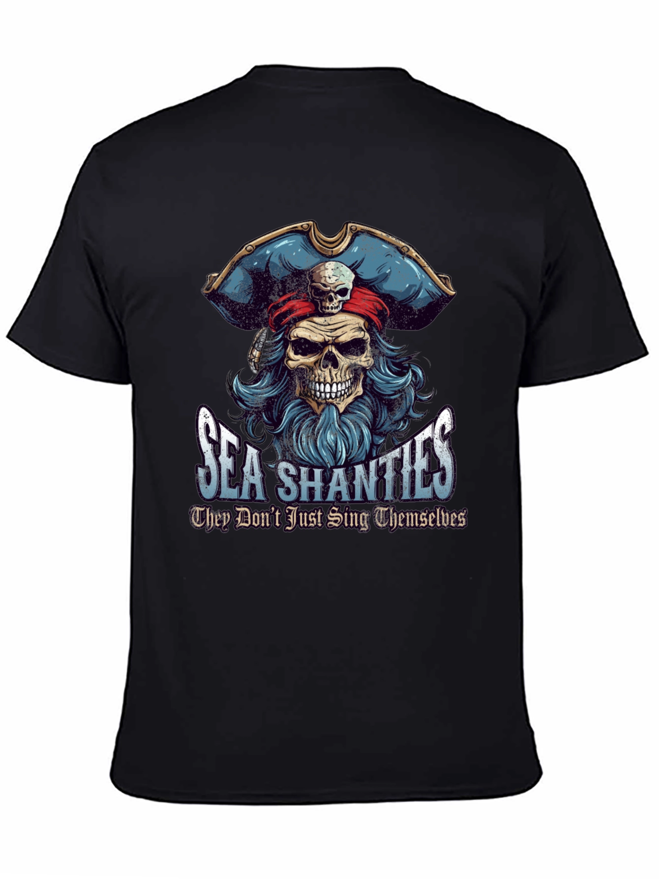 Sea Shanties Skull Graphic T-Shirt