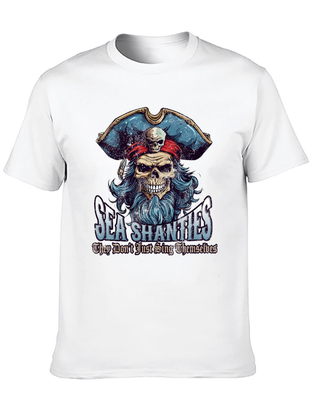 Sea Shanties Skull Graphic T-Shirt