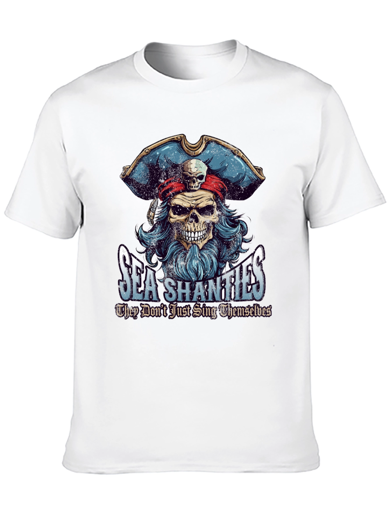 Sea Shanties Skull Graphic T-Shirt