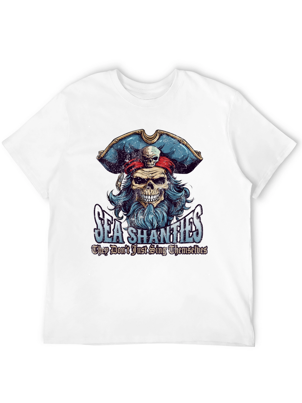 Sea Shanties Skull Graphic T-Shirt