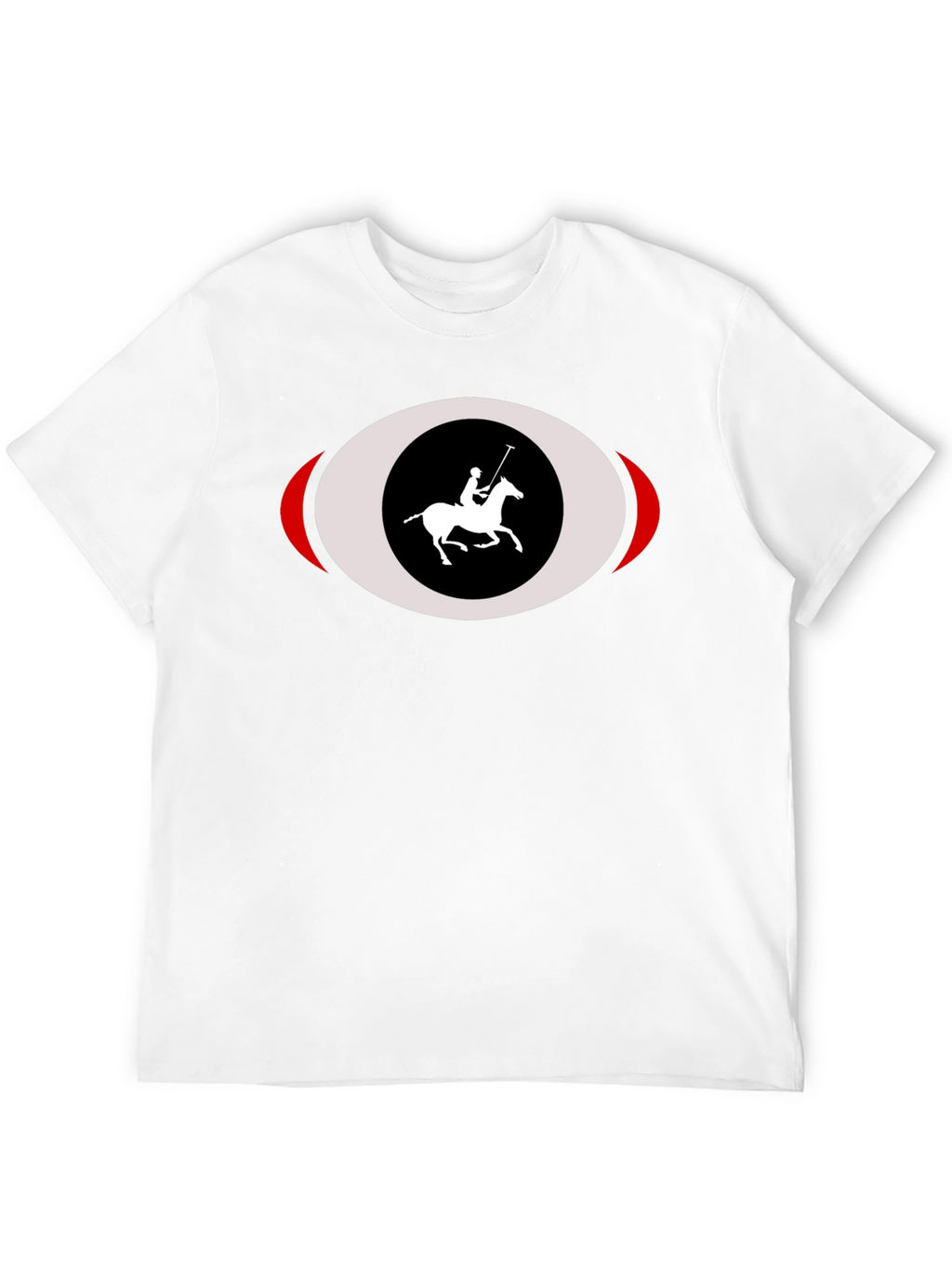 Black Polo Rider T-Shirt