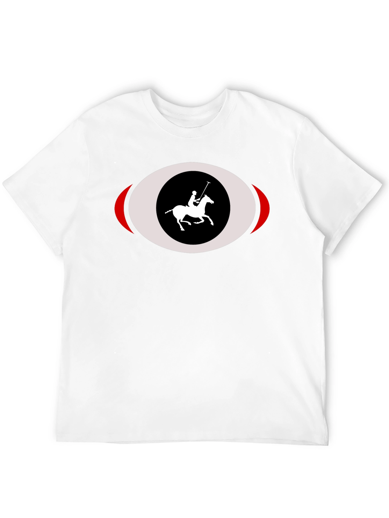 Black Polo Rider T-Shirt