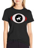 Black Polo Rider T-Shirt