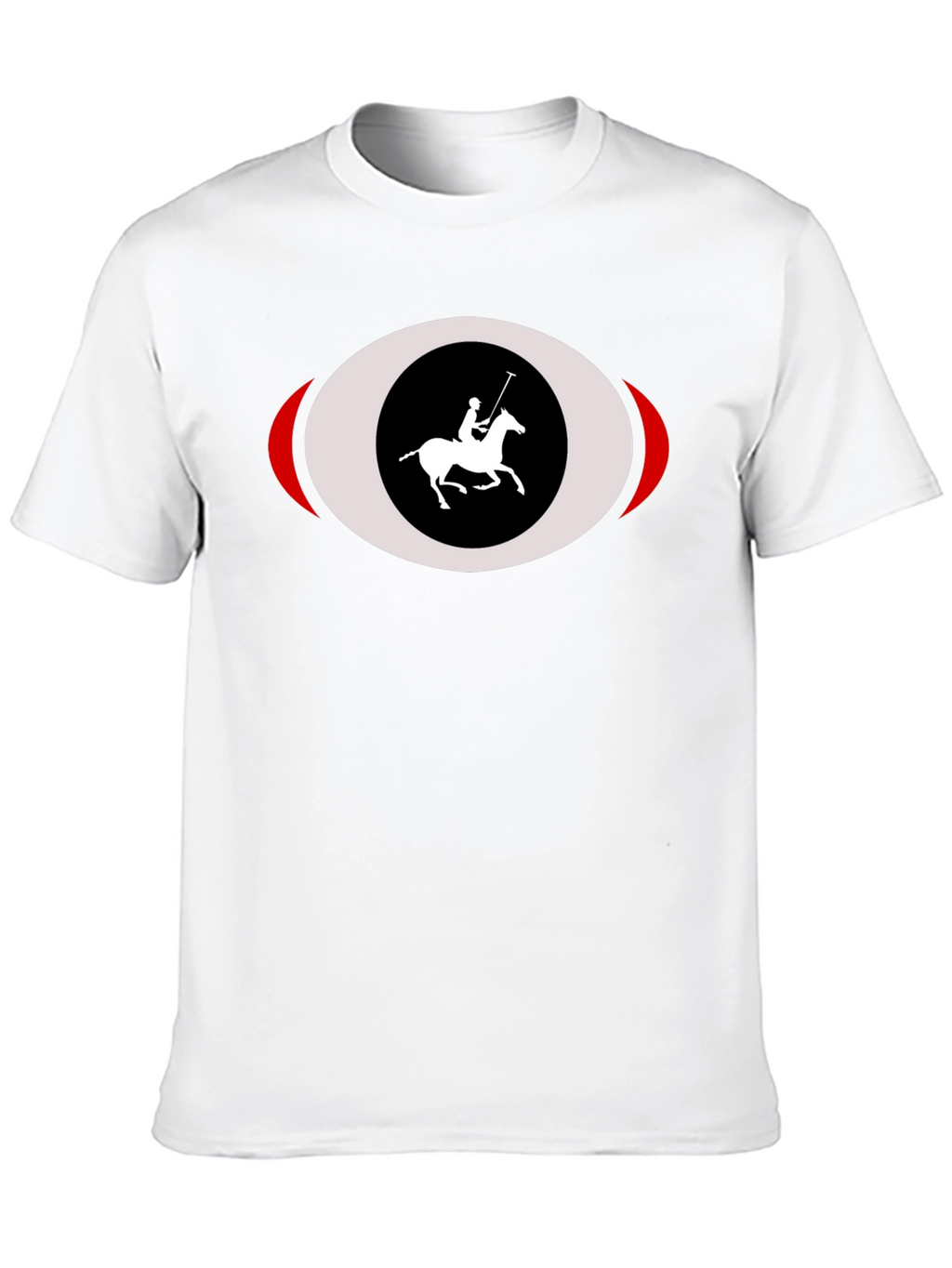 Black Polo Rider T-Shirt