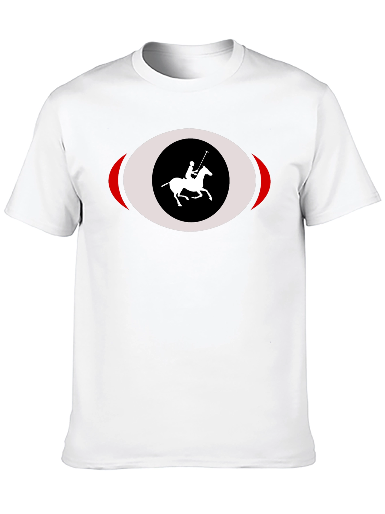 Black Polo Rider T-Shirt