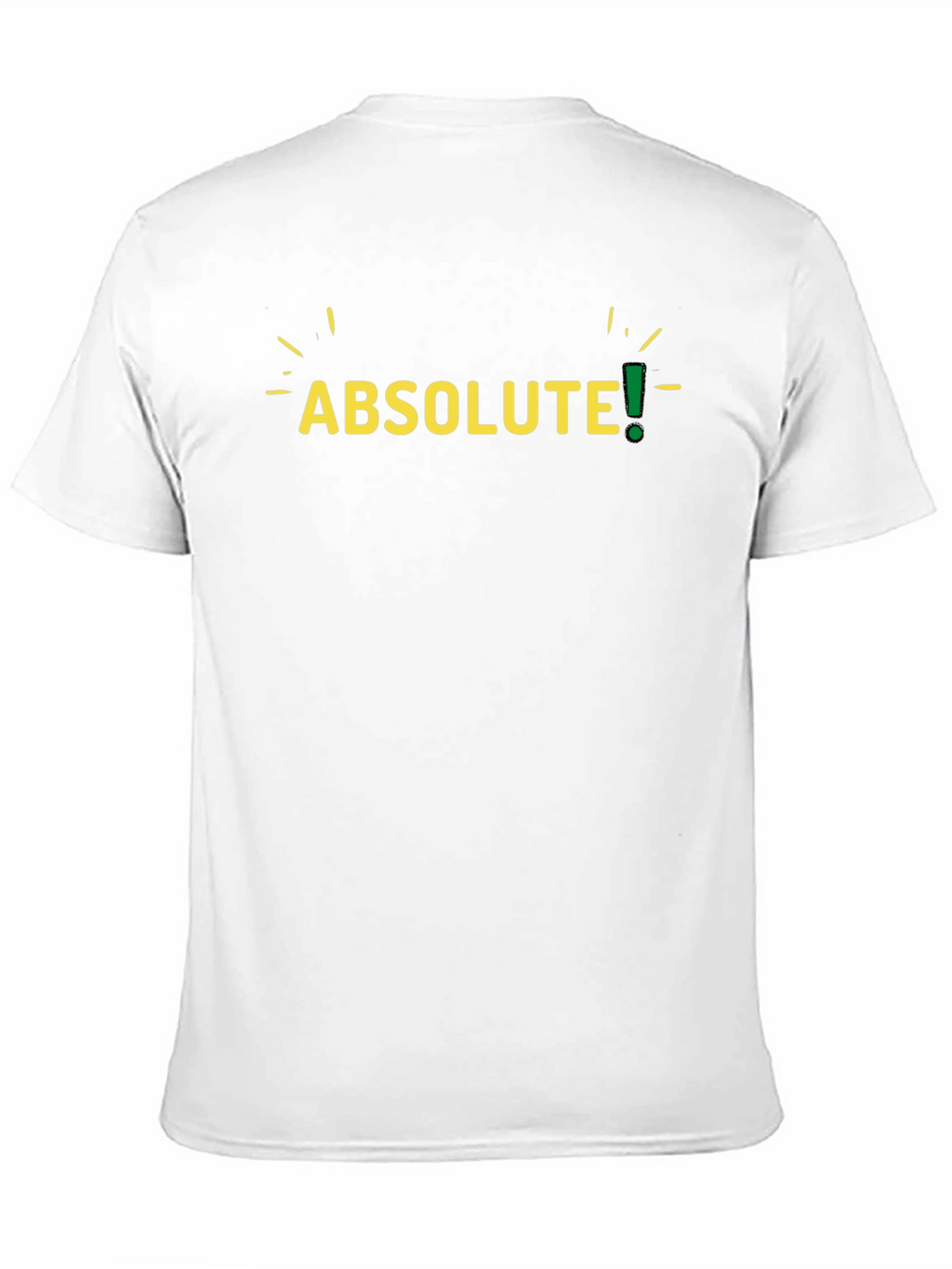 Absolute! Mens Black Graphic T-Shirt