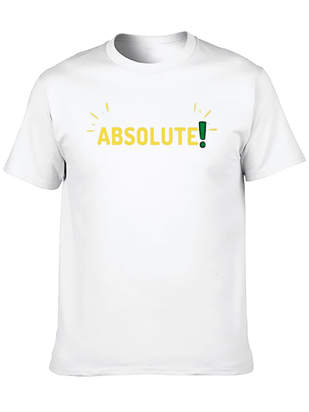 Absolute! Mens Black Graphic T-Shirt