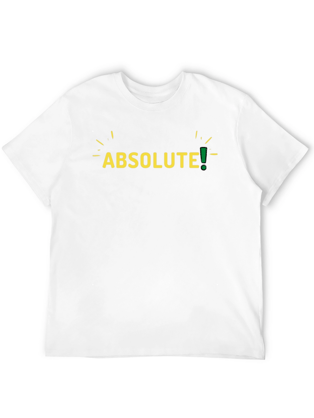 Absolute! Mens Black Graphic T-Shirt