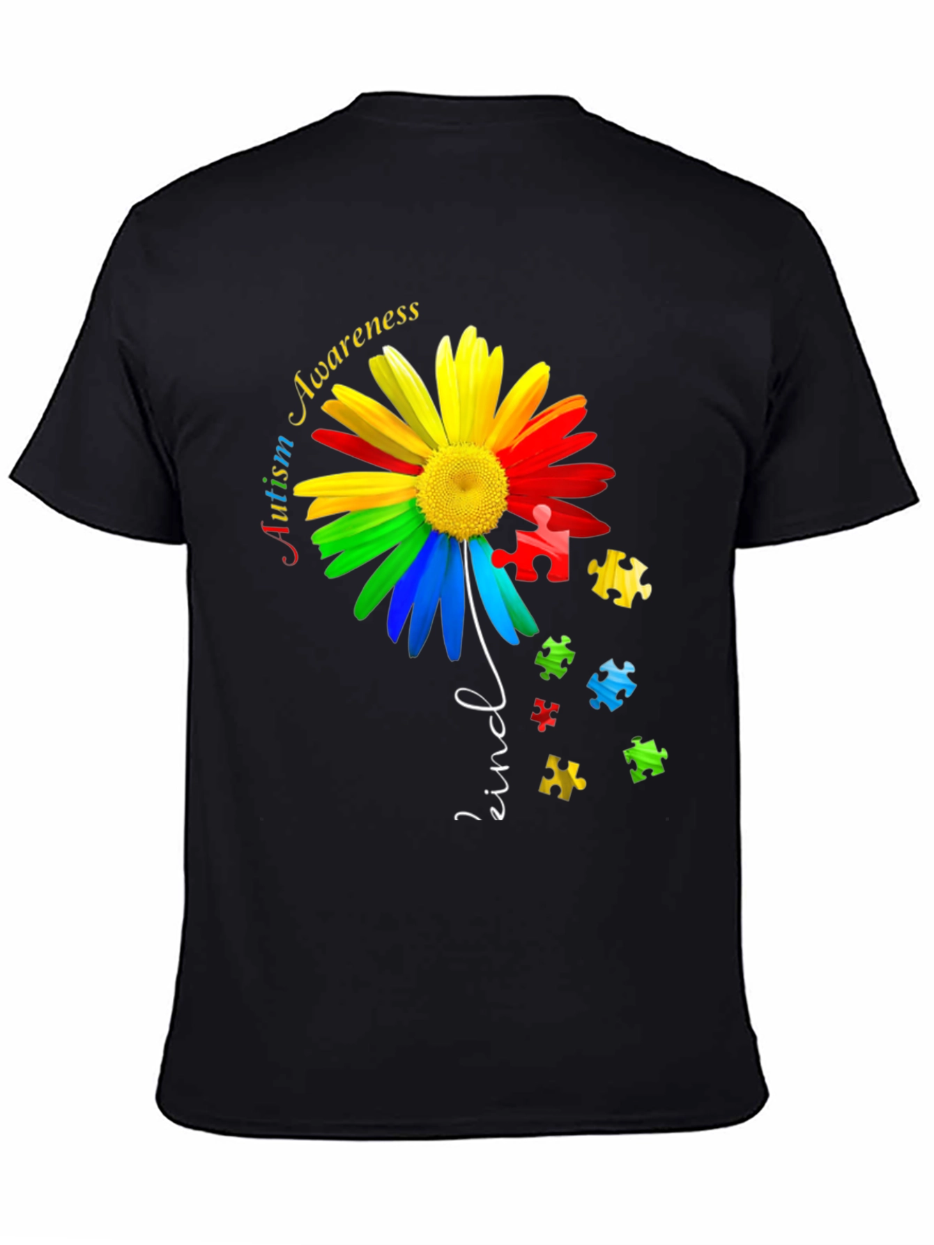 Autism Awareness Daisy T-Shirt - Kind