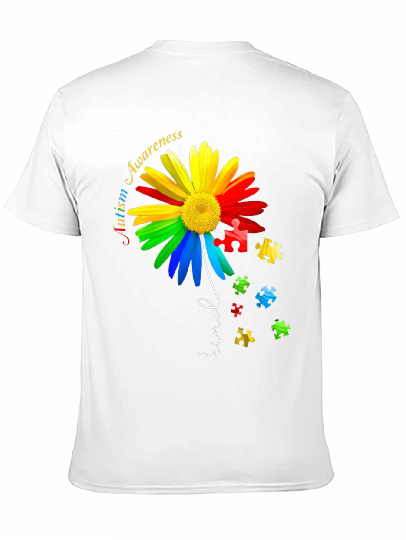 Autism Awareness Daisy T-Shirt - Kind