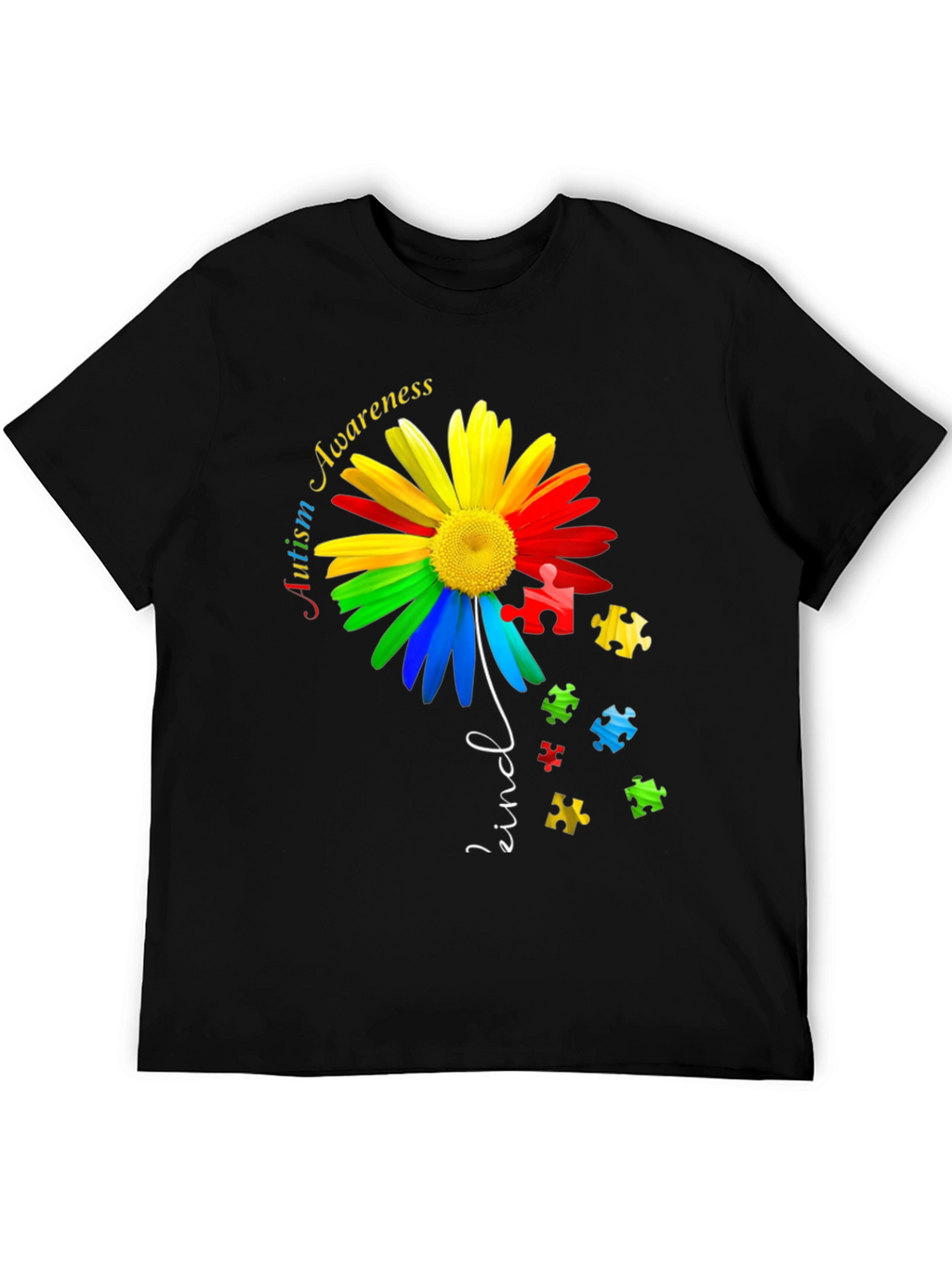 Autism Awareness Daisy T-Shirt - Kind