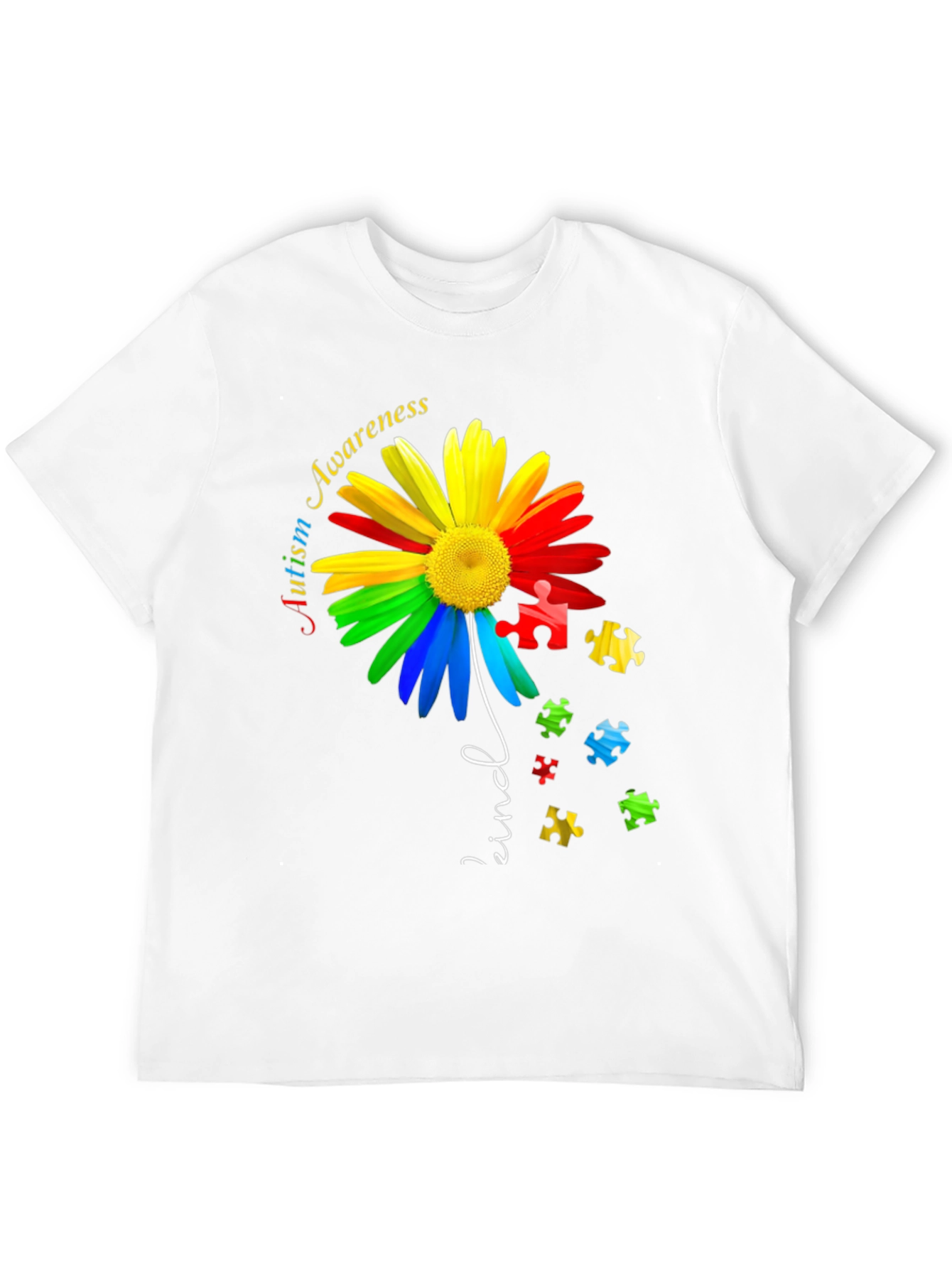 Autism Awareness Daisy T-Shirt - Kind