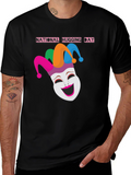 National Hugging Day Jester Mask T-Shirt