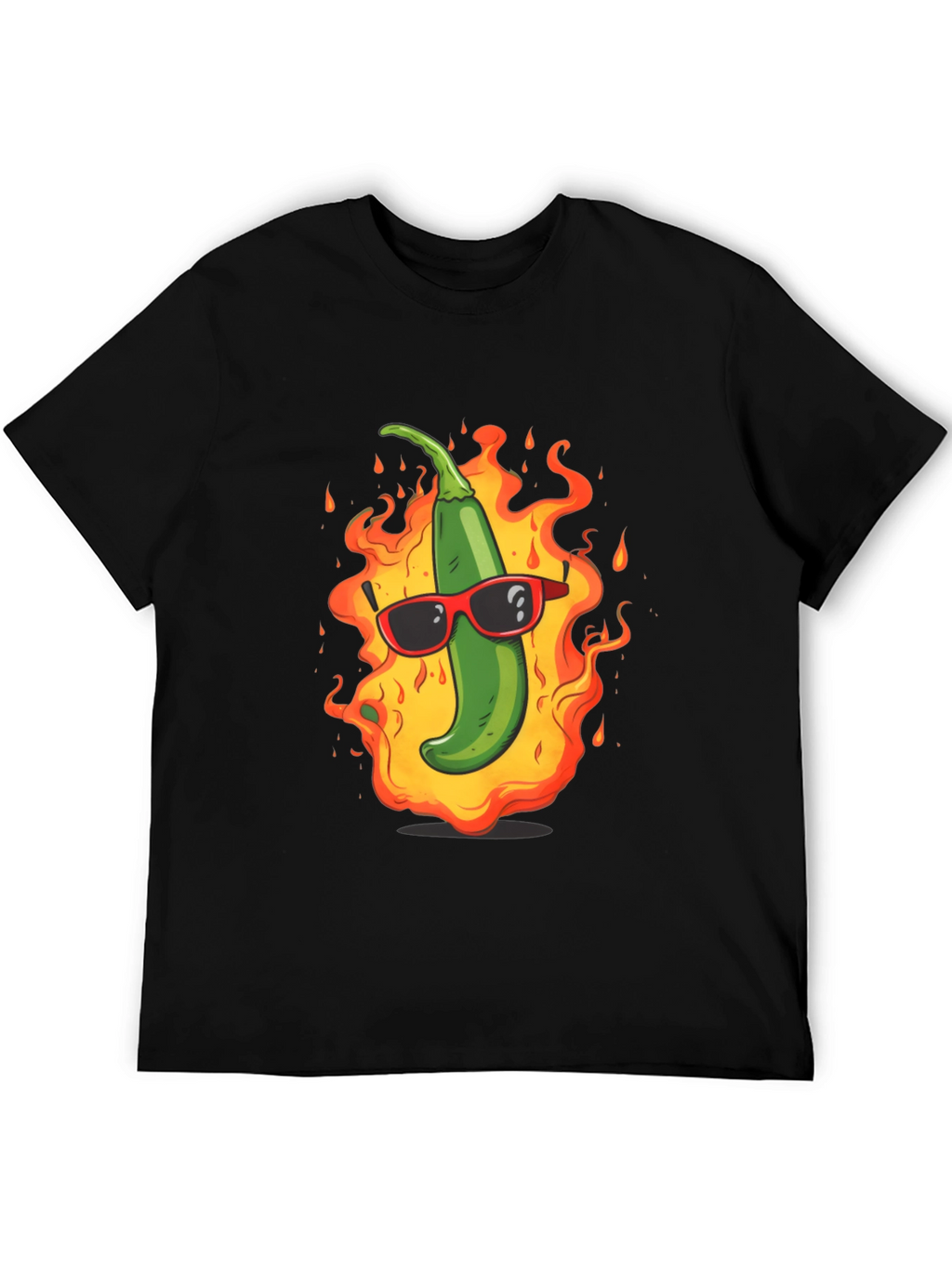 Spicy Hot Pepper Graphic Tee - Cool & Casual