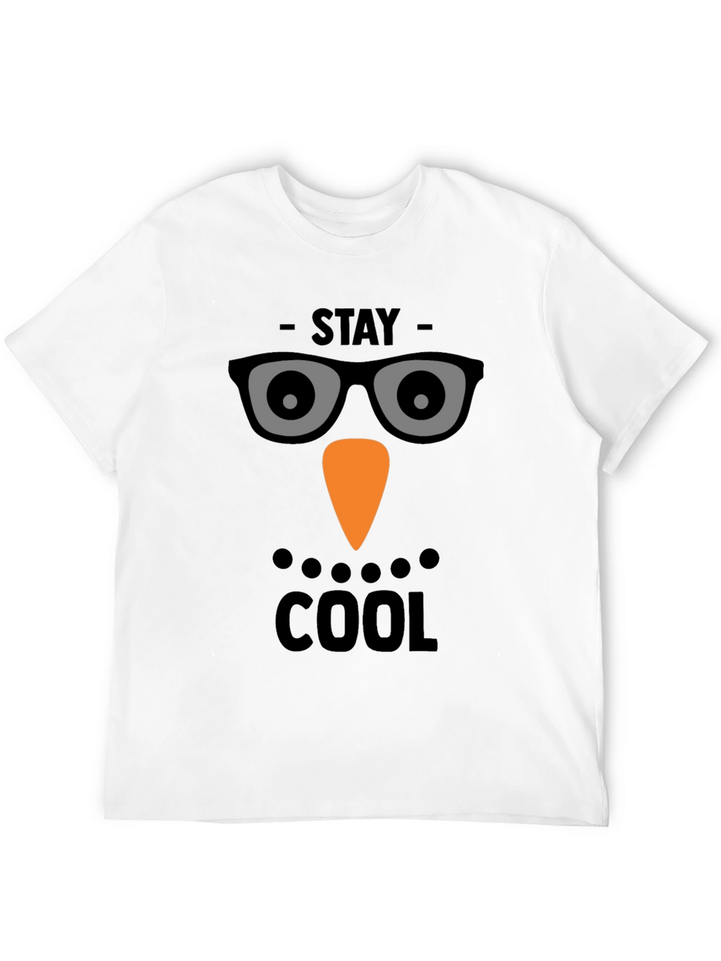 Stay Cool Snowman Face T-Shirt
