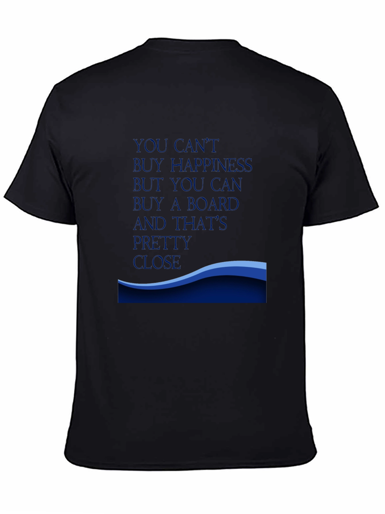 Happiness Board T-Shirt - Black
