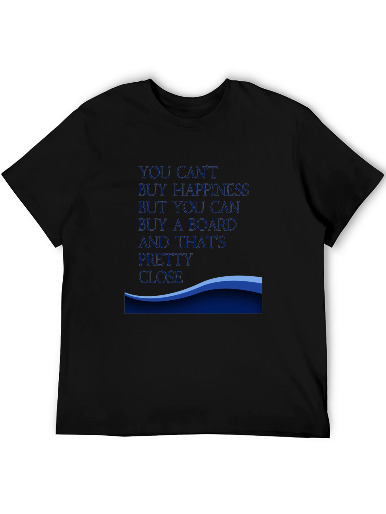 Happiness Board T-Shirt - Black