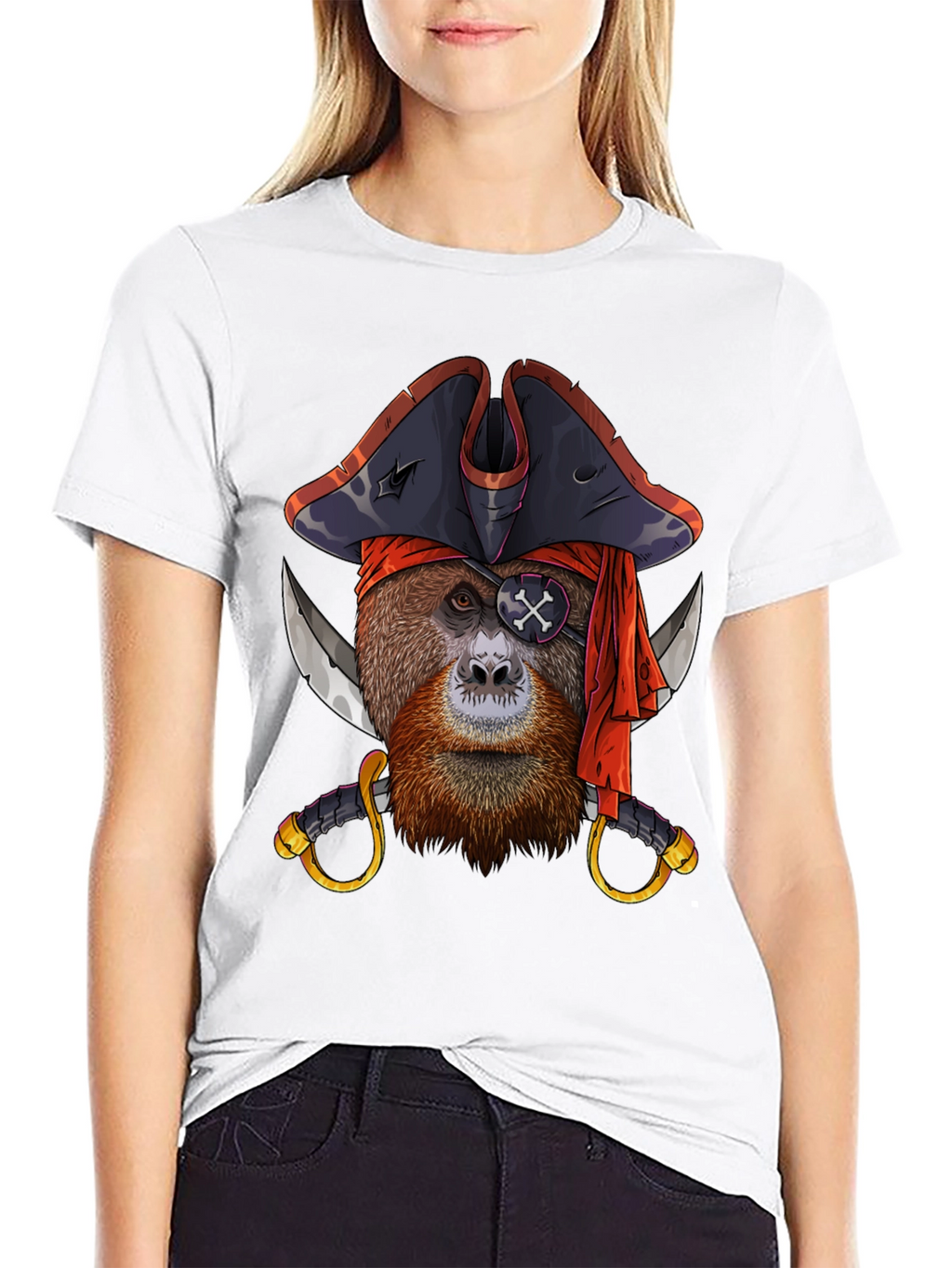 Pirate Orangutan Graphic Tee