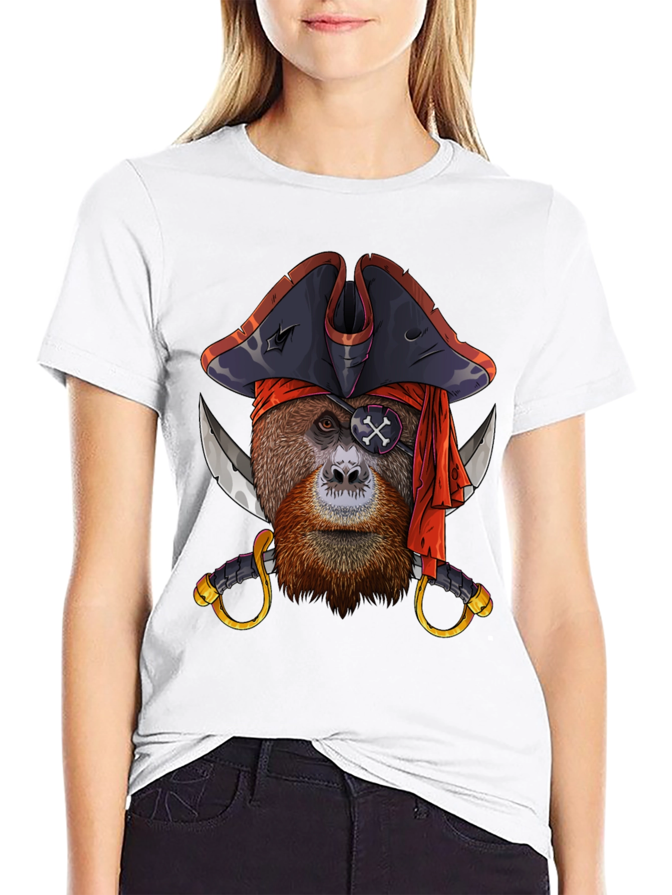 Pirate Orangutan Graphic Tee