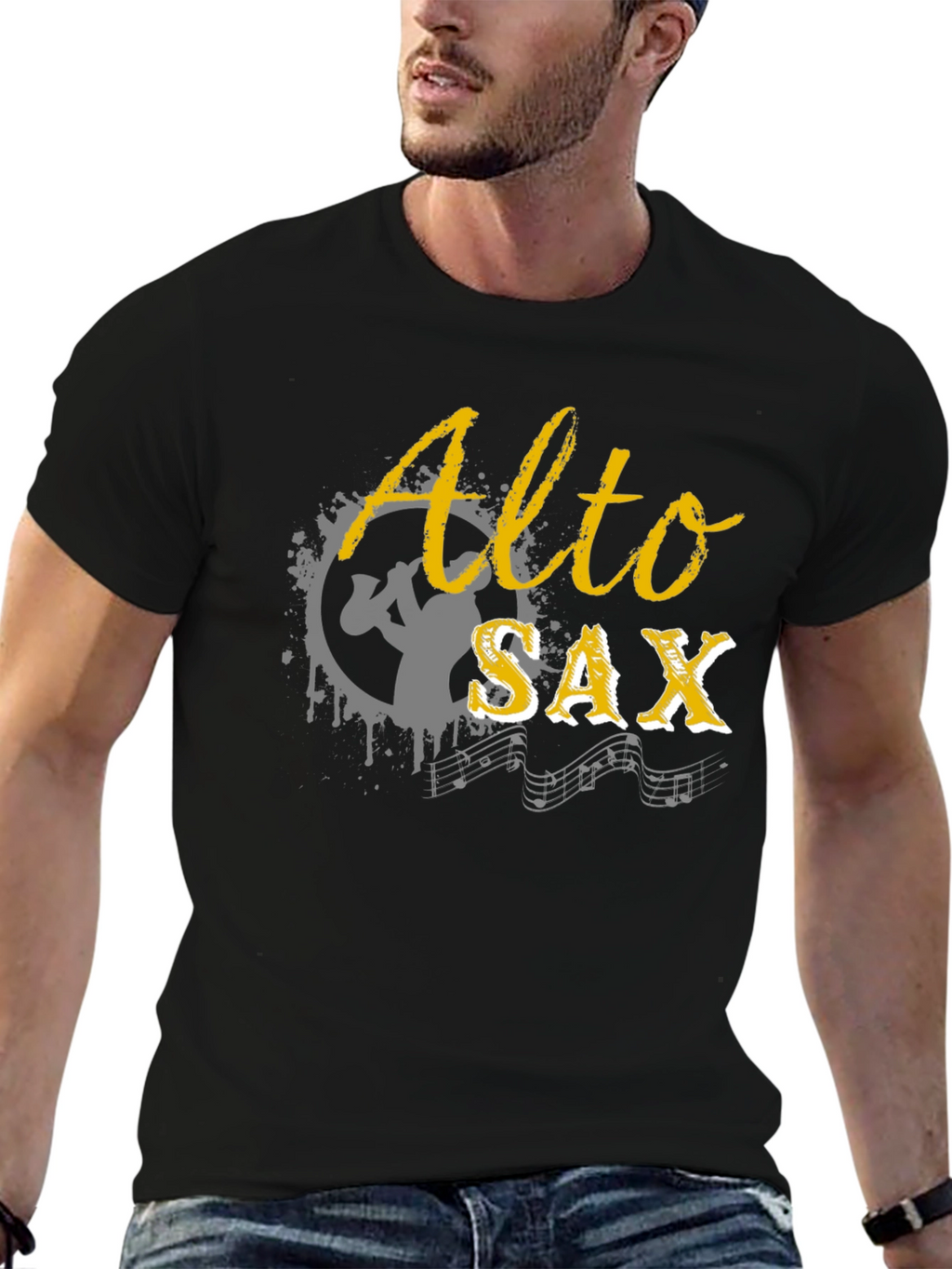 Alto Saxophone T-Shirt Music Tee