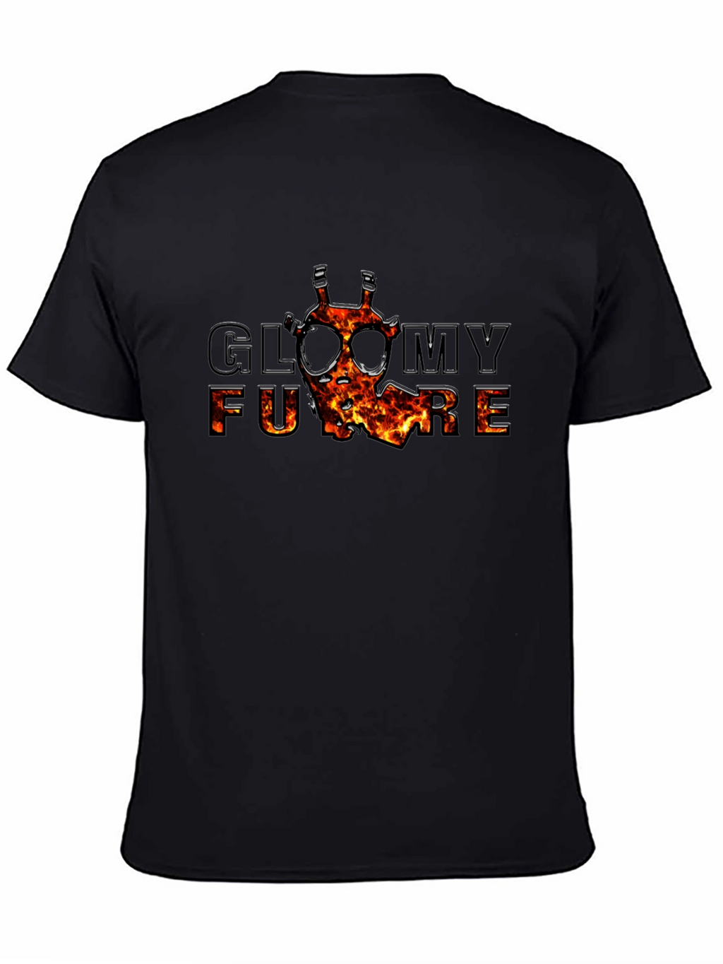 Gloomy Future Graphic Print T-Shirt