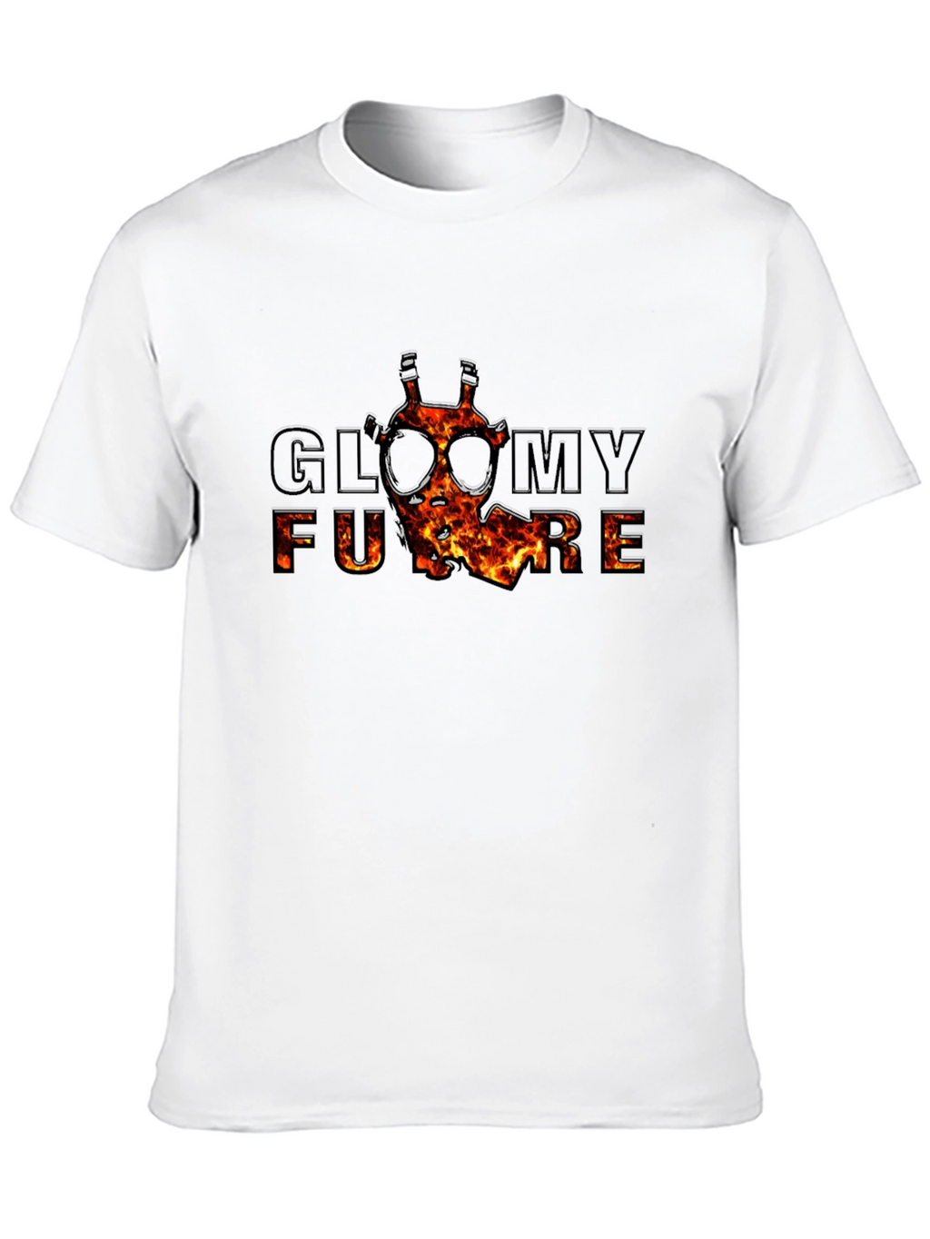 Gloomy Future Graphic Print T-Shirt