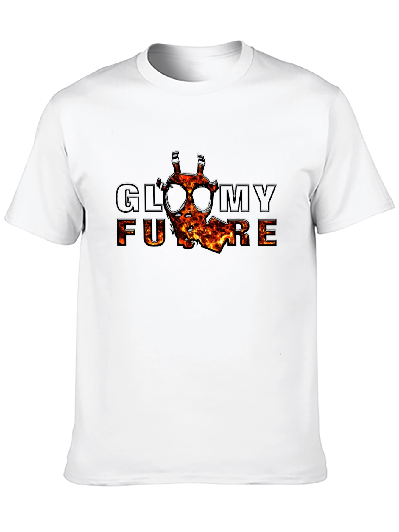Gloomy Future Graphic Print T-Shirt