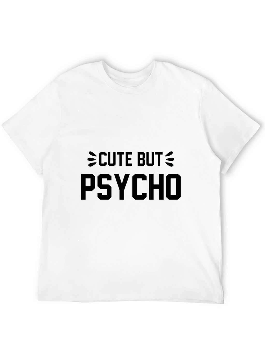 Cute But Psycho Graphic Tee - Black