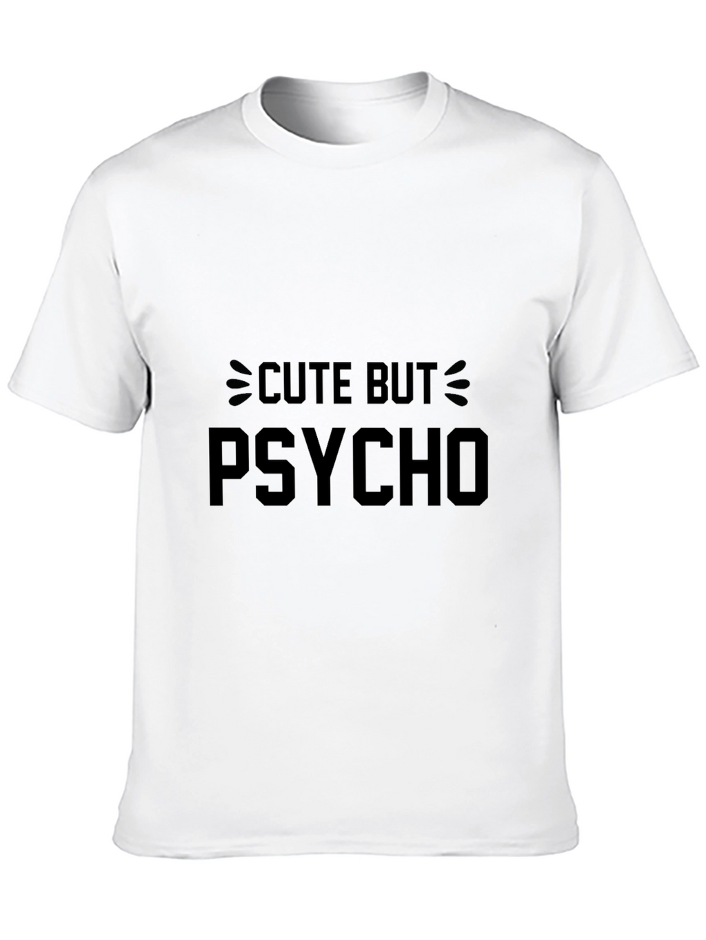 Cute But Psycho Graphic Tee - Black