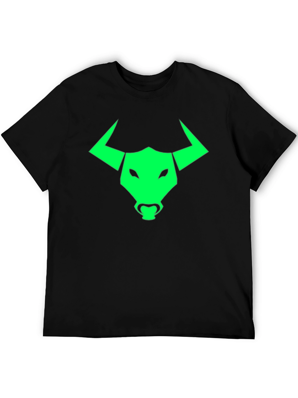 Bull Logo Graphic Tee - Bold Black Shirt
