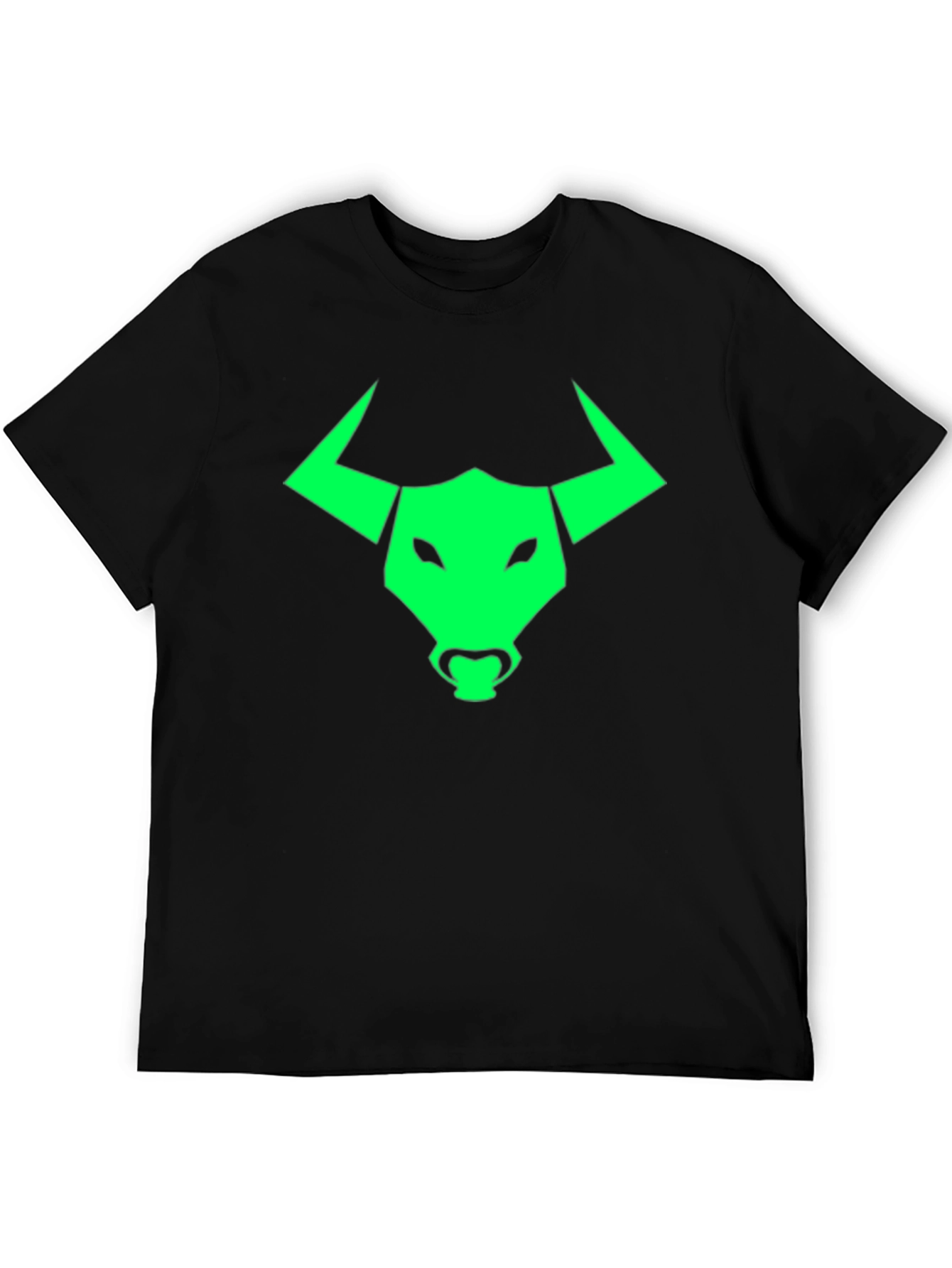 Bull Logo Graphic Tee - Bold Black Shirt