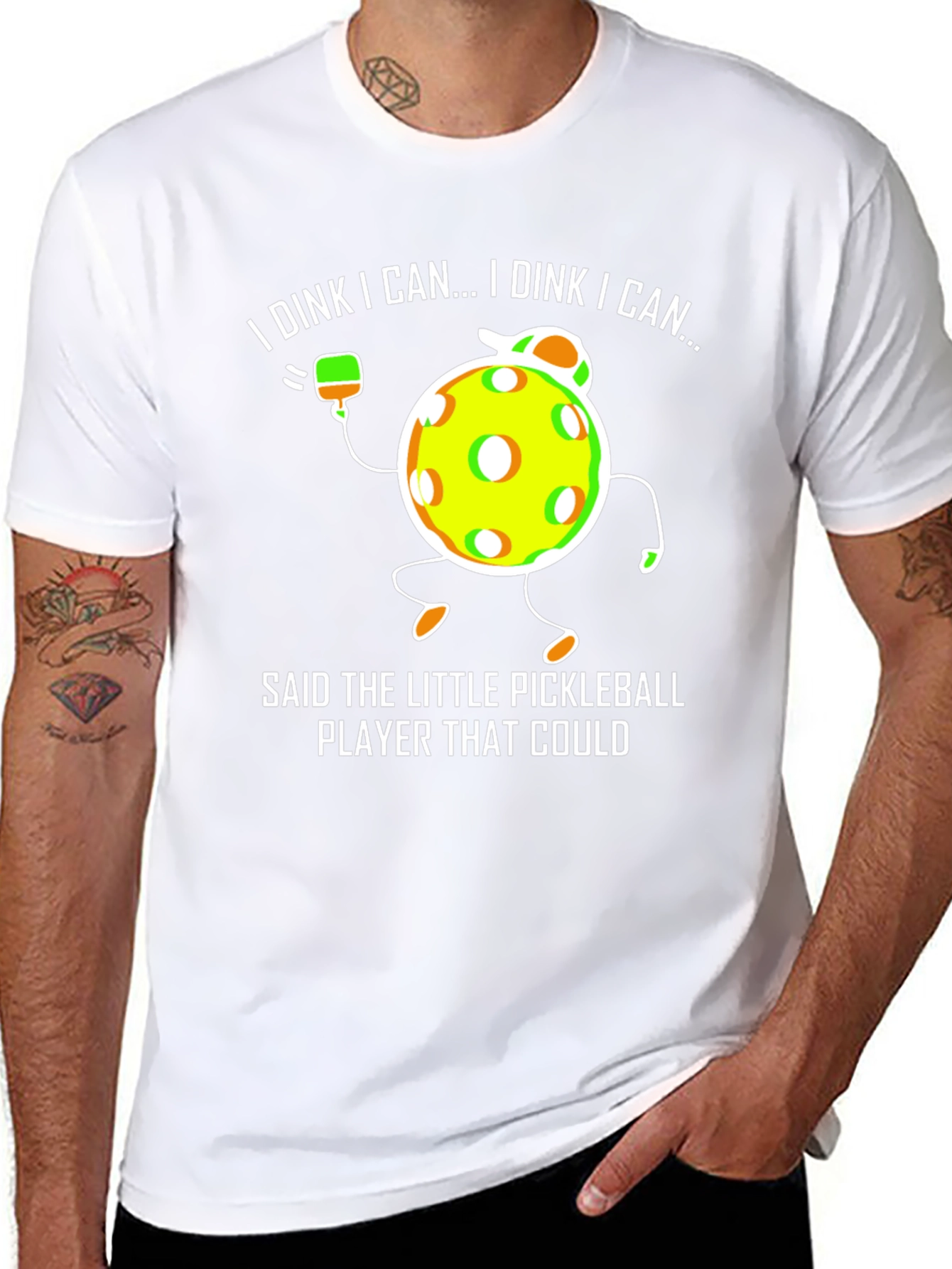 I Dink I Can Pickleball Graphic Tee