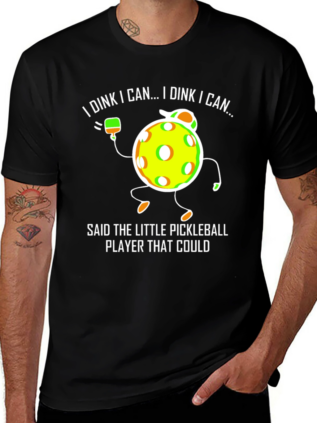 I Dink I Can Pickleball Graphic Tee