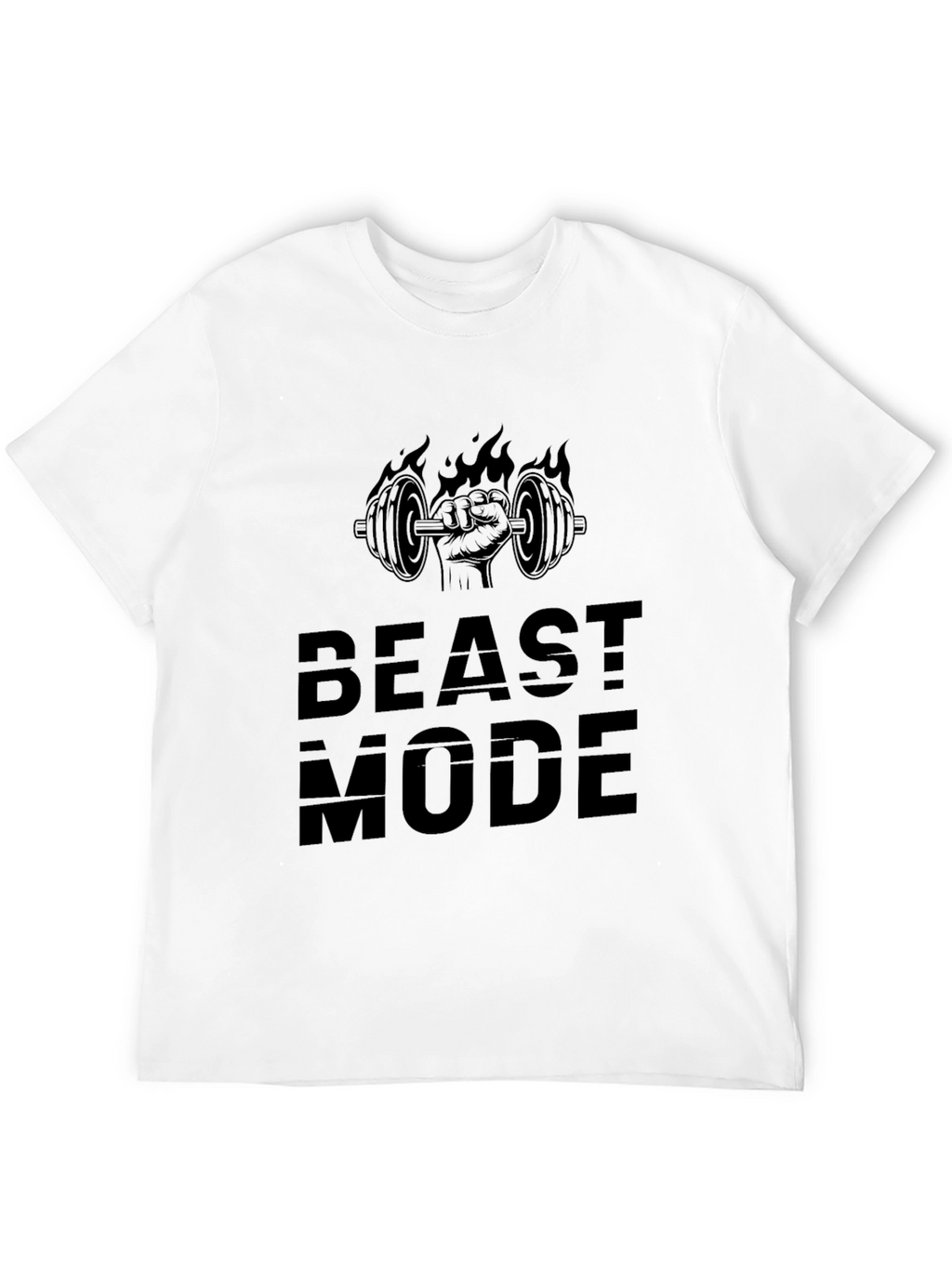 Beast Mode Black T-Shirt - Gym Workout Apparel